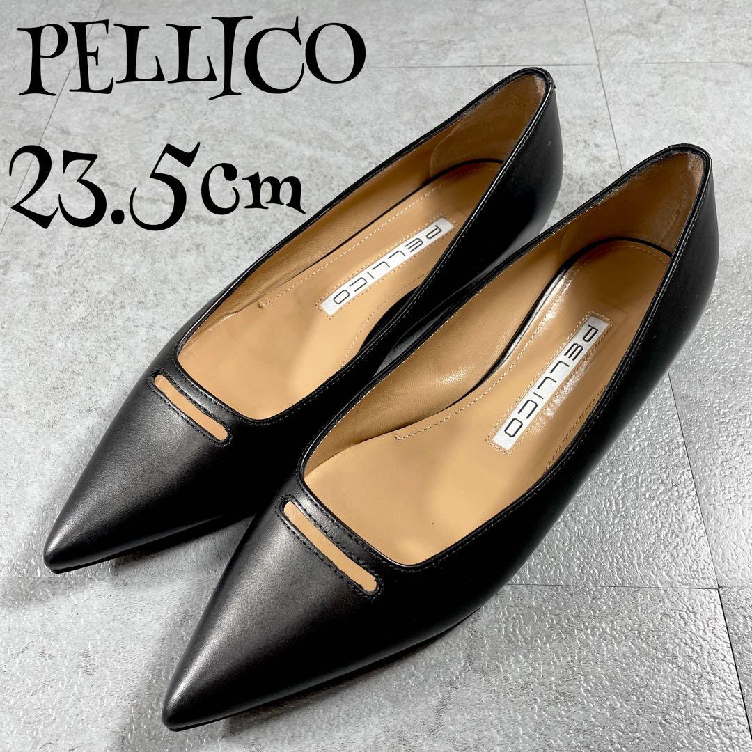 未使用級✨️ ペリーコ ANIMA アネッリ スムース パンプス ブラック