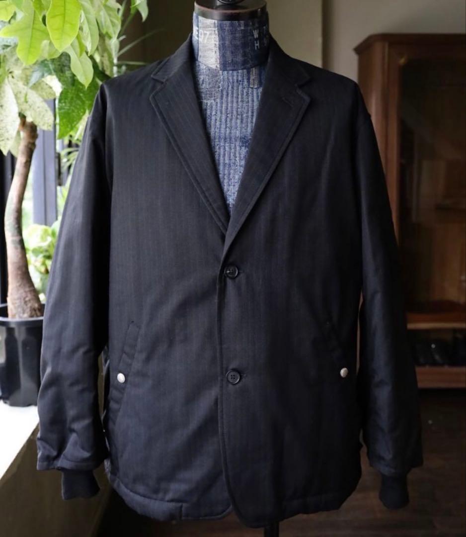 COMME des GARCONS HOMME ウールエステルヘリンボーンJKT