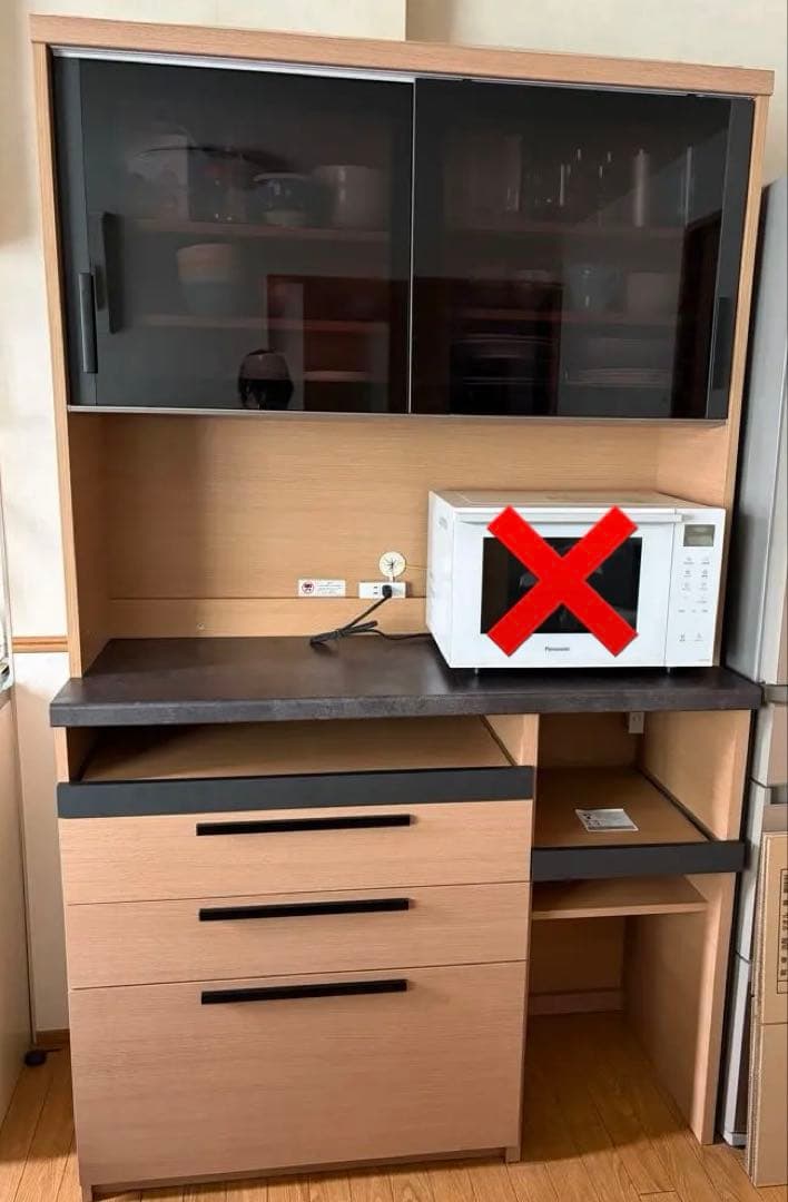 送料込み【美品】Pamouna（パモウナ）食器棚