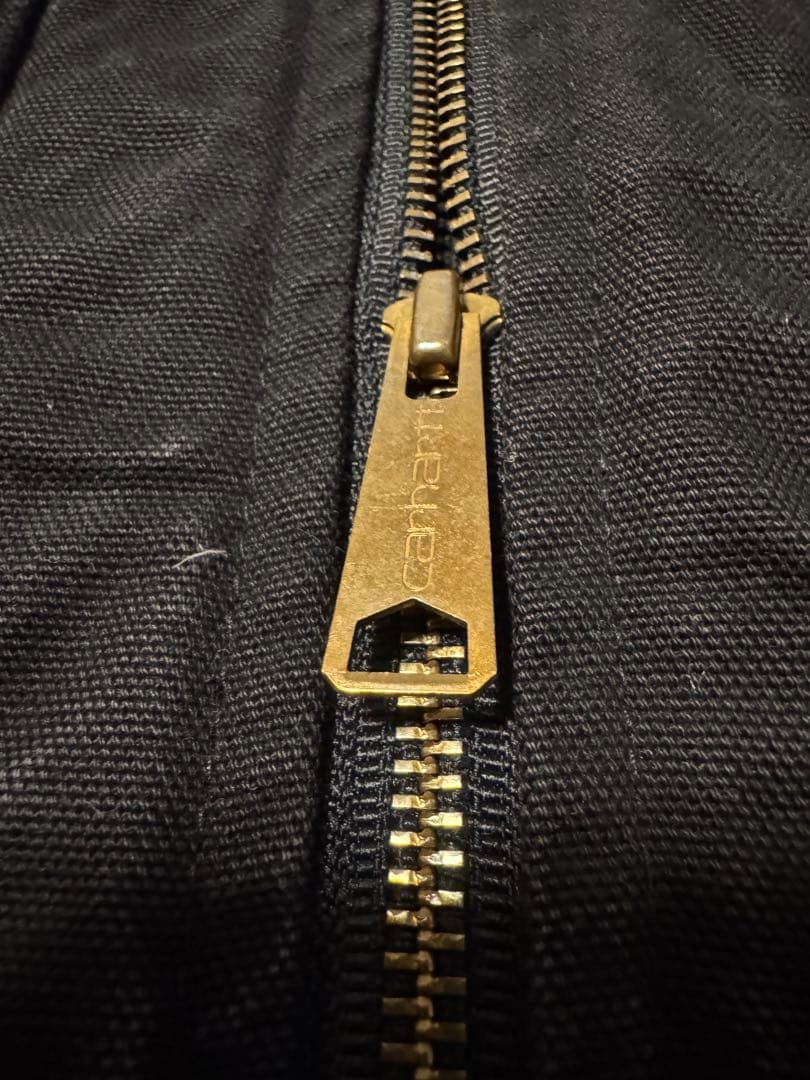 【希少】90s カーハート USA製 ダックベスト ブラック 星タグ 腰ゴム L