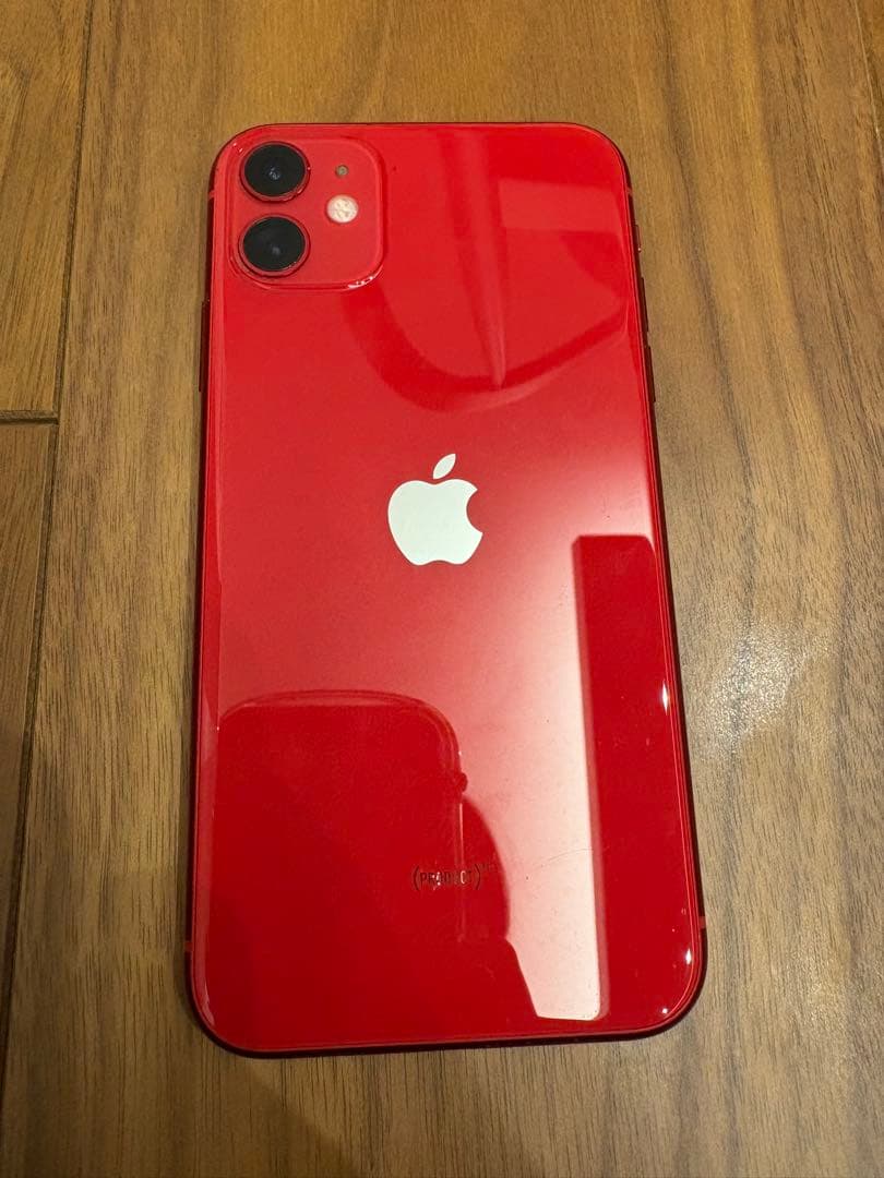 【値下げ】iPhone 11 64GB RED◆SIMロックあり◆初期化済◆美品