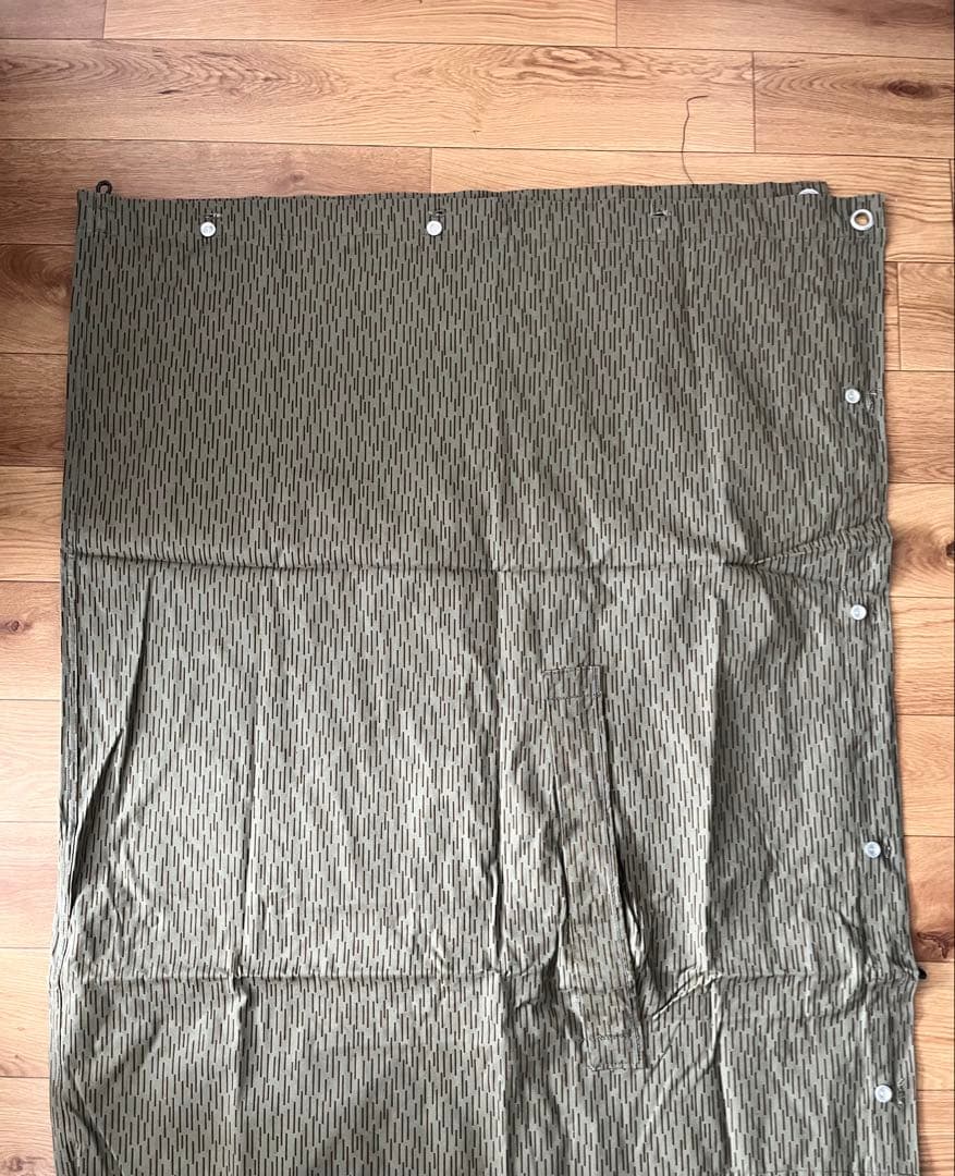 東ドイツ軍放出 テントシート レインドロップカモフラージュ 軍幕