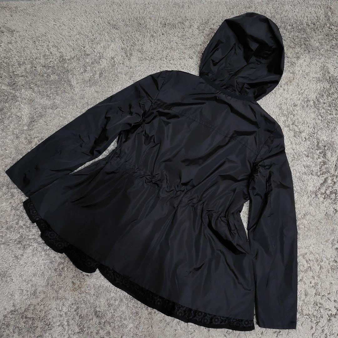 美品 モンクレール Lotus ナイロンジャケット フリル レース レディース