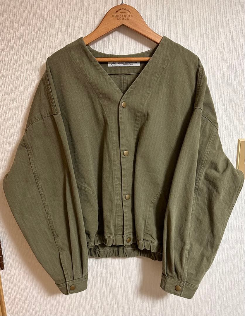 ジャーナルスタンダードラックス　ヴィンテージヘリンボンブルゾン