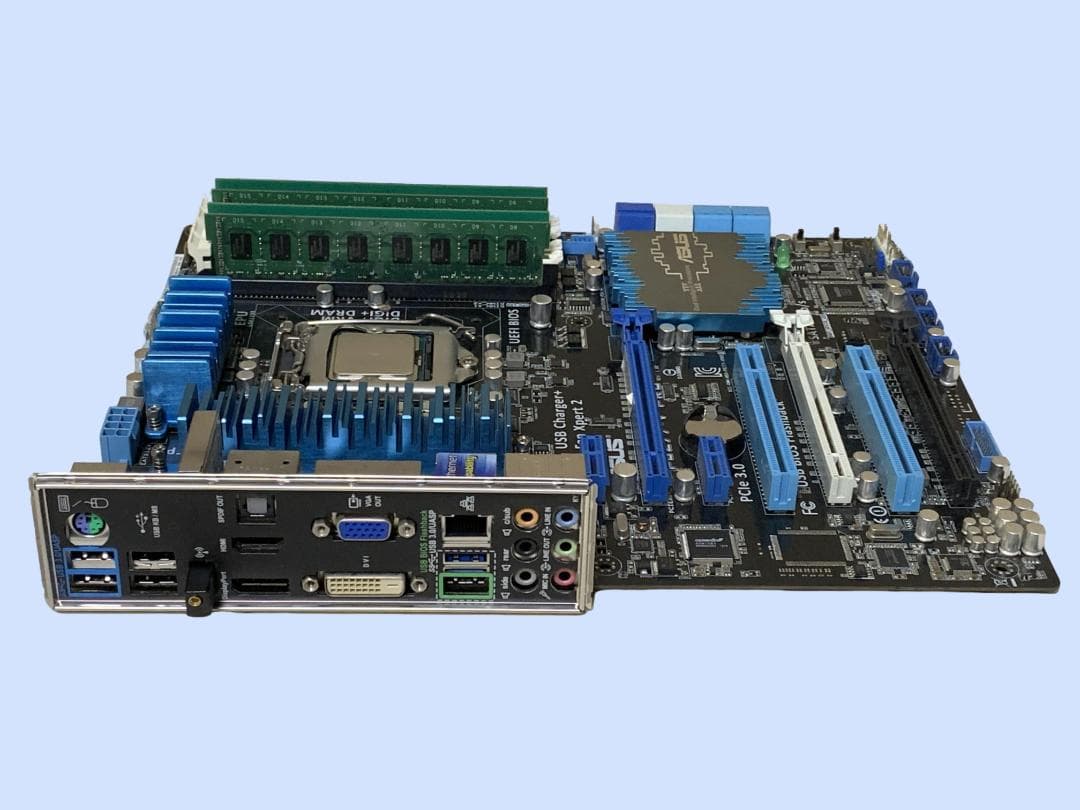 マザーボード M9399 ASUS P8Z77-V PRO + i7-3770K + 16GB