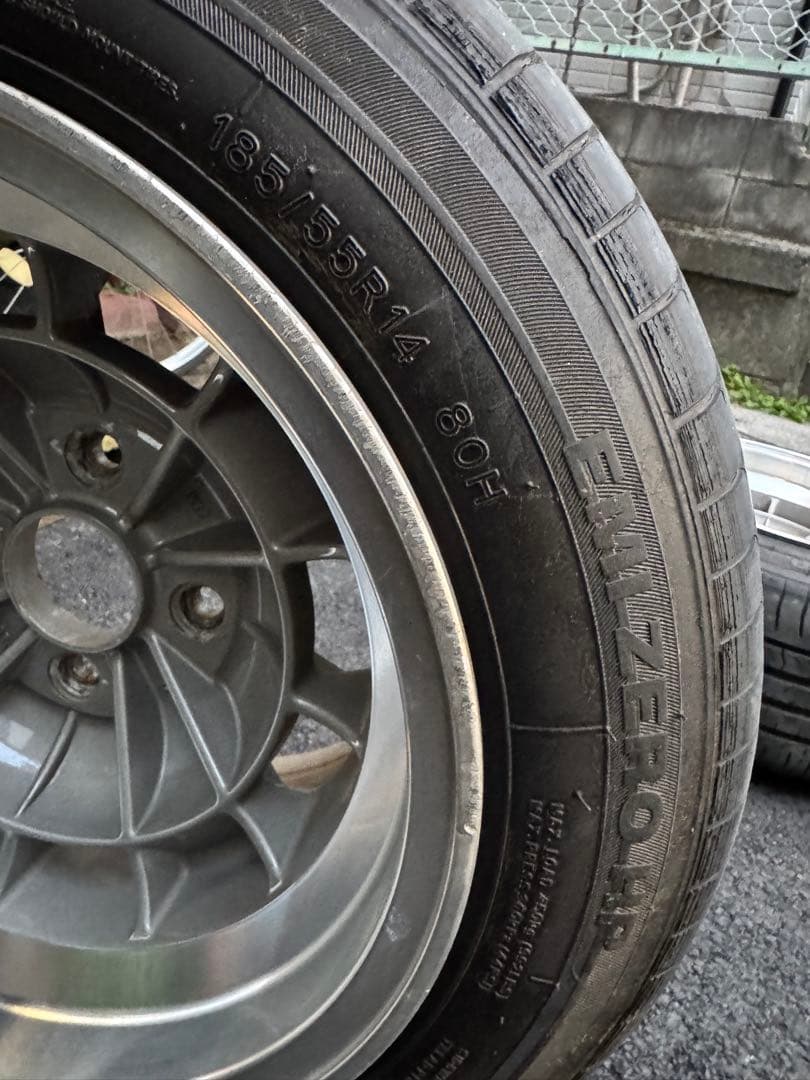 も*ー様 トスコホイール　8J-18.8J+-0　114.3 4H 4本セット