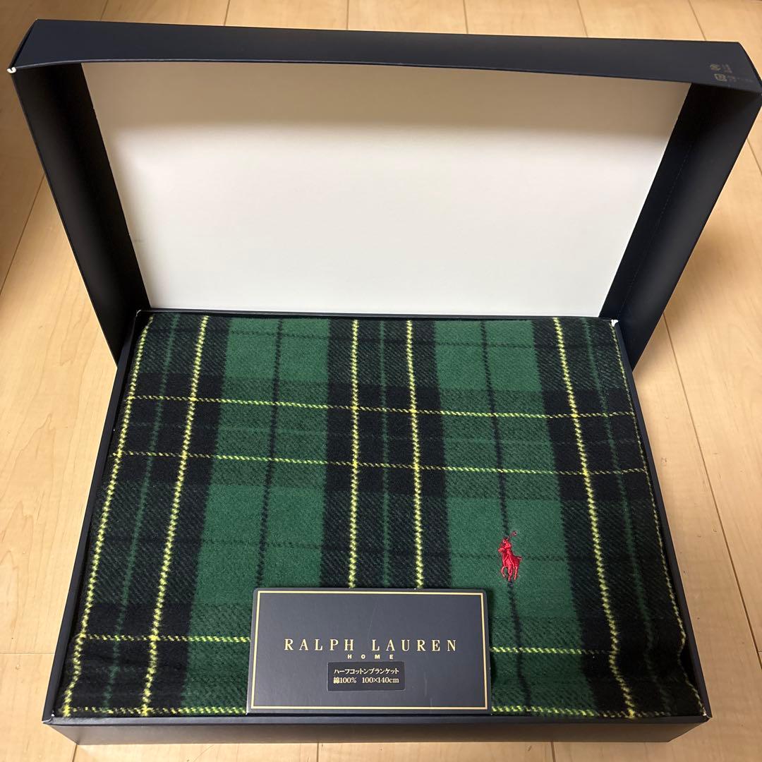 どっこいまつもとさん専用　Ralph Lauren ハーフコットンブランケット