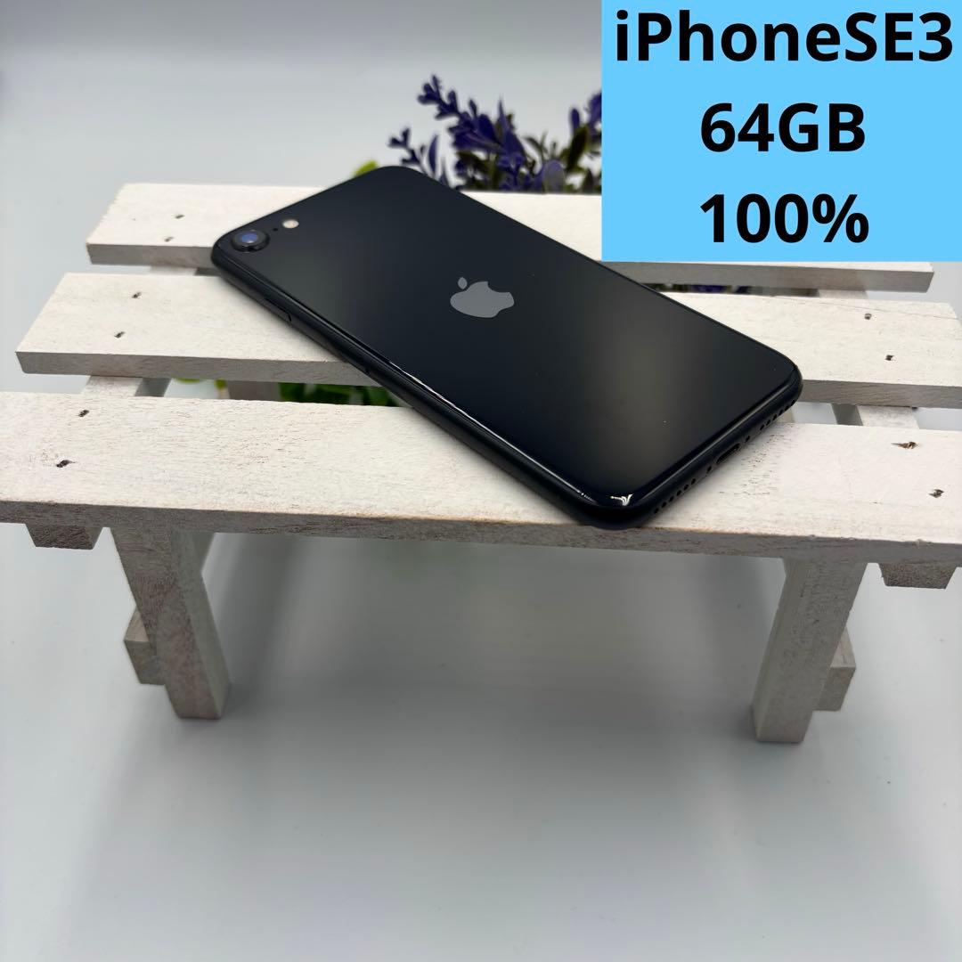 iPhone SE第3世代 64GB ミッドナイト300