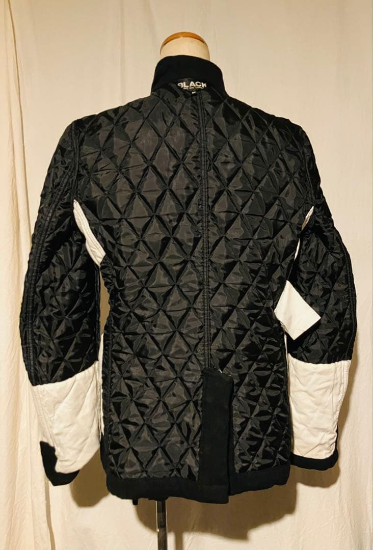 美品ブラックコムデギャルソン　キルティングジャケット