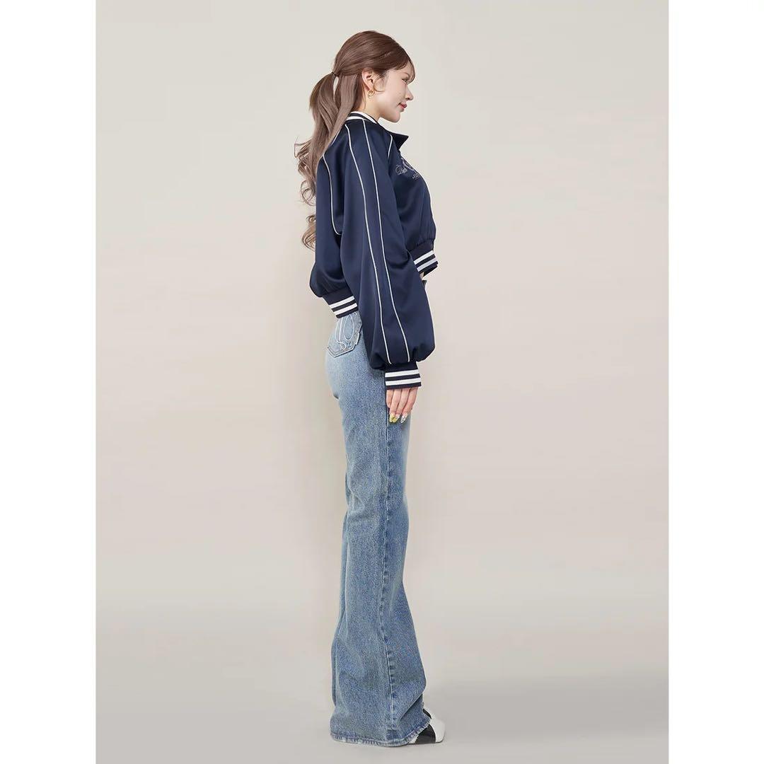 新品タグ付き ダーリッチ Darich Clubスカジャン ネイビー