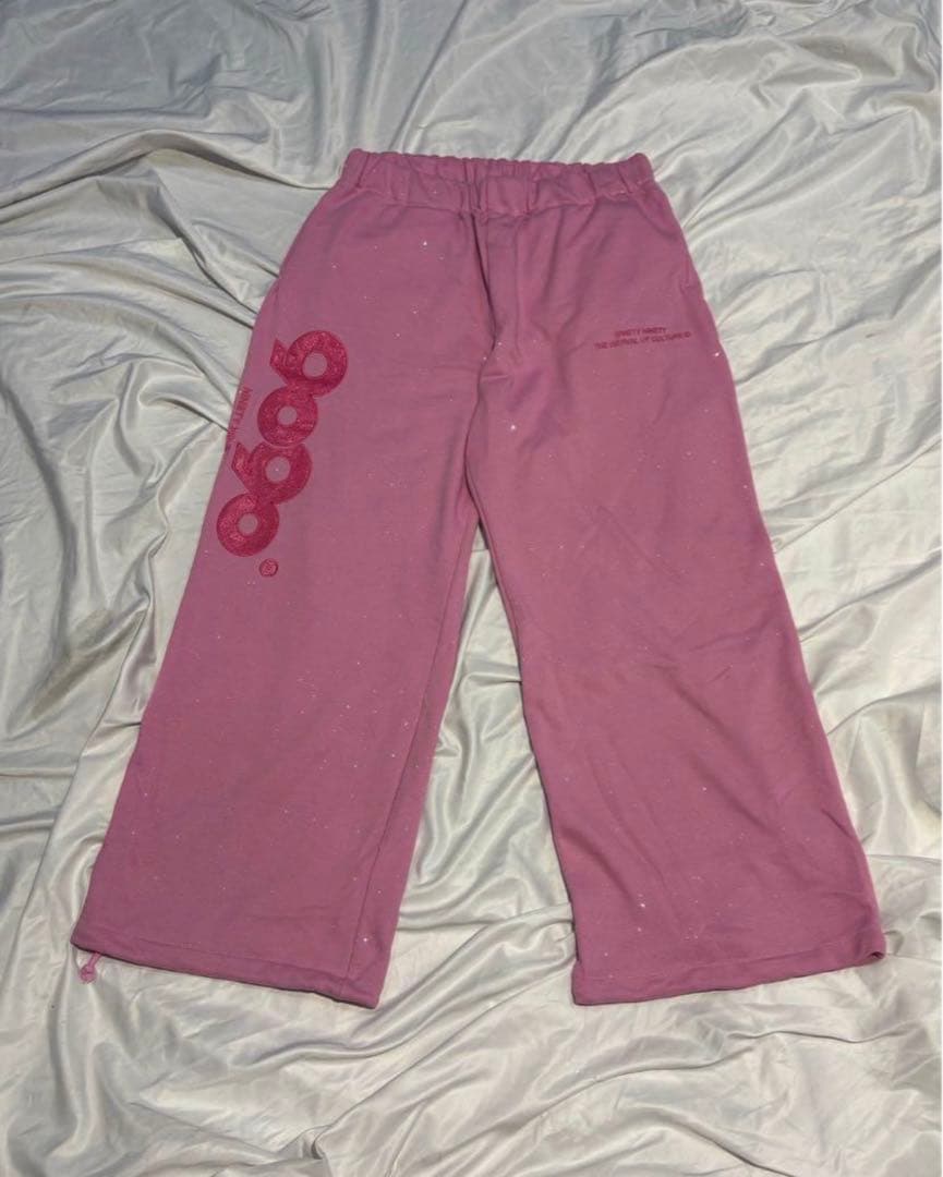 9090 girl OG Logo Glitter ボトムスのみ