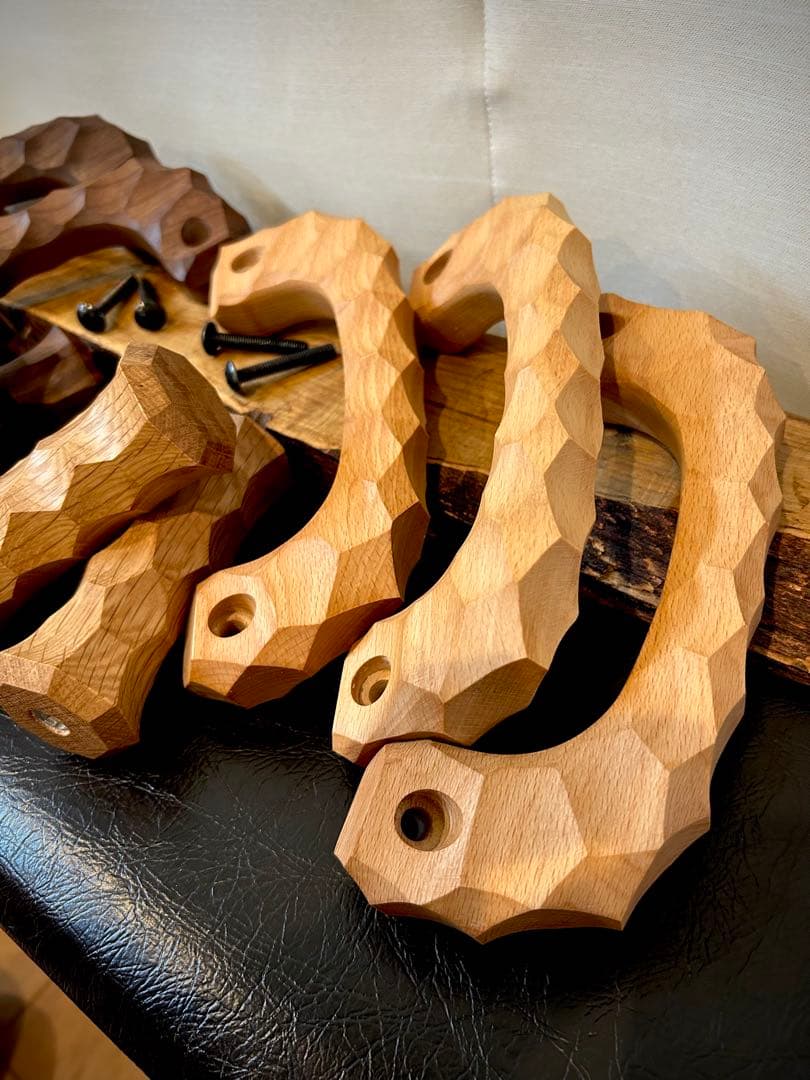 アシストグリップ　17本目！！名栗加工　超絶極上激渋品　ハイエース専用