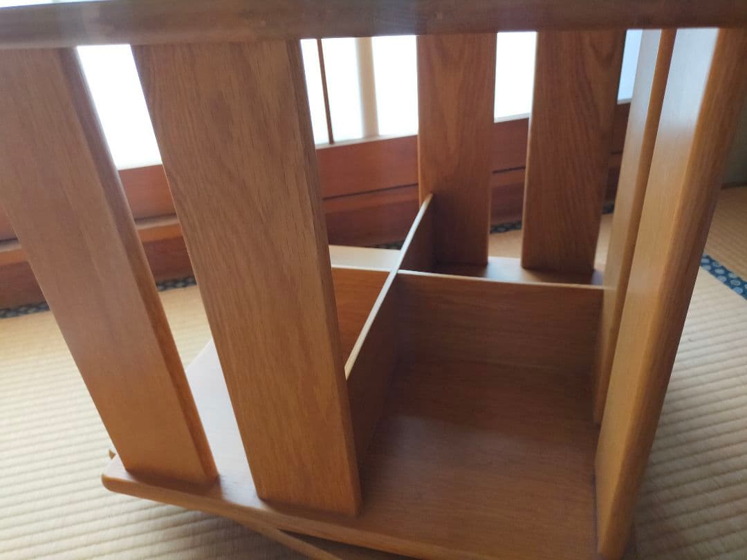 本棚 木製 回転式 通販生活 ブックラック