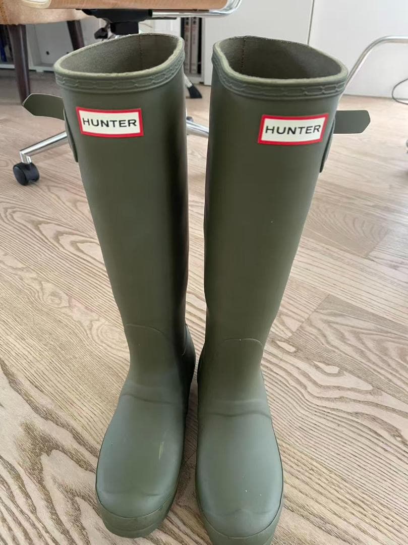 HUNTER ハンター　ロングレインブーツ　23.5センチ