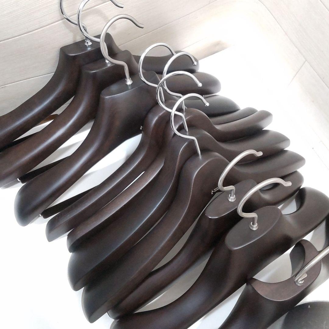 NAKATA　ナカタ　ハンガー　木製　10本セット　KJ18