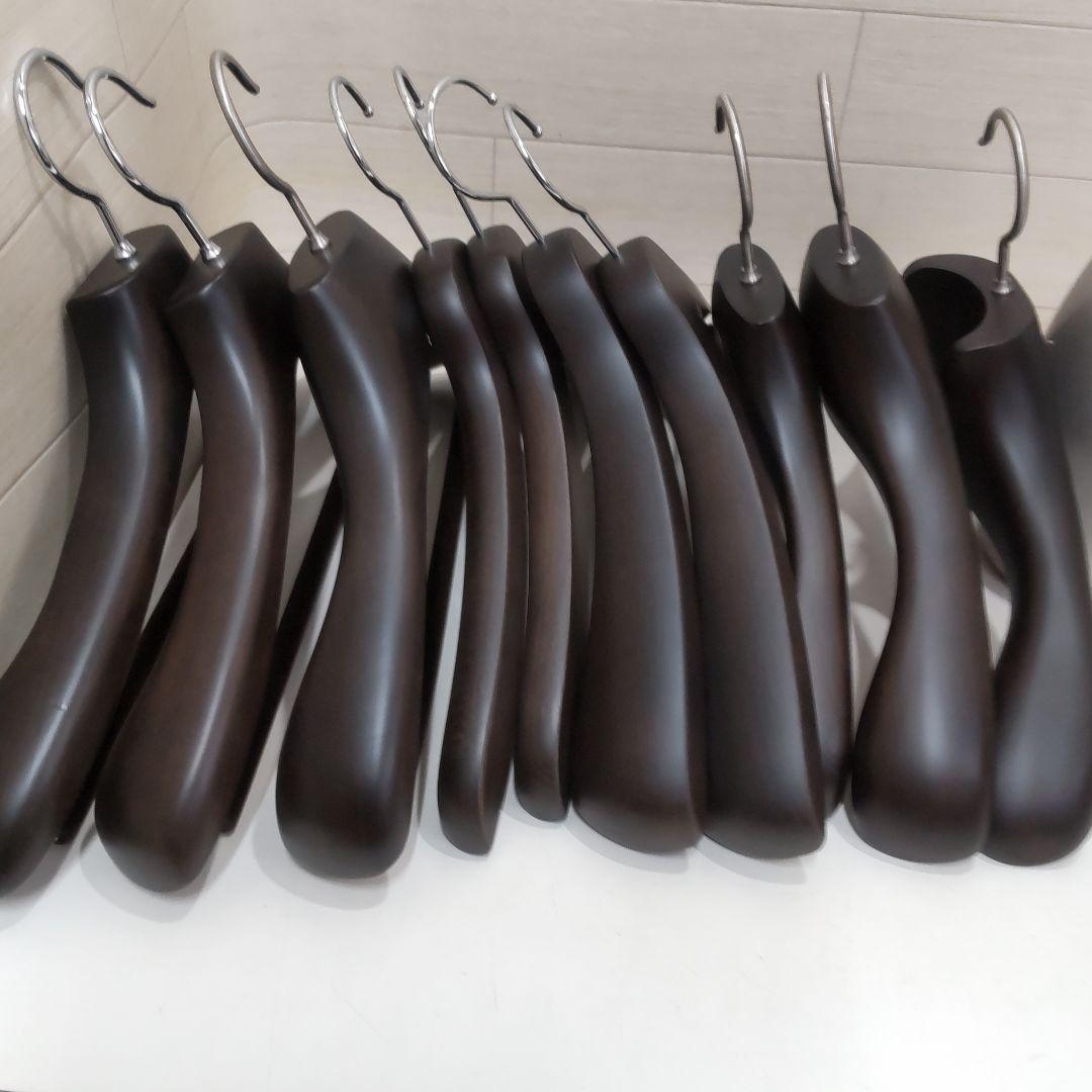 NAKATA　ナカタ　ハンガー　木製　10本セット　KJ18