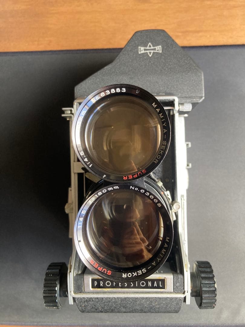Mamiya C33 二眼レフカメラ 180mmレンズ付き 動作品　実写済み