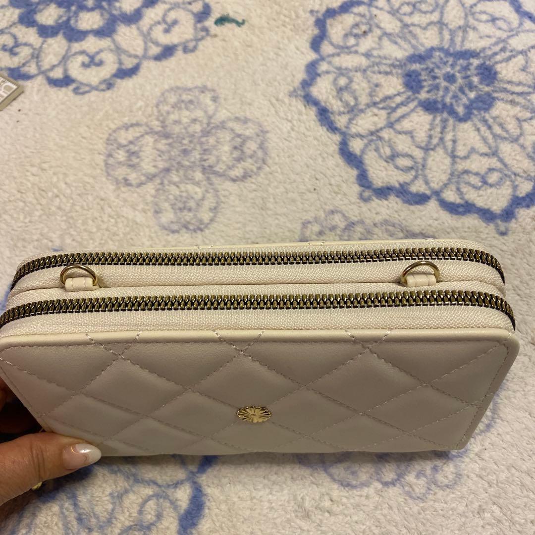 【新品未使用】菊の御紋入り　お財布ショルダー