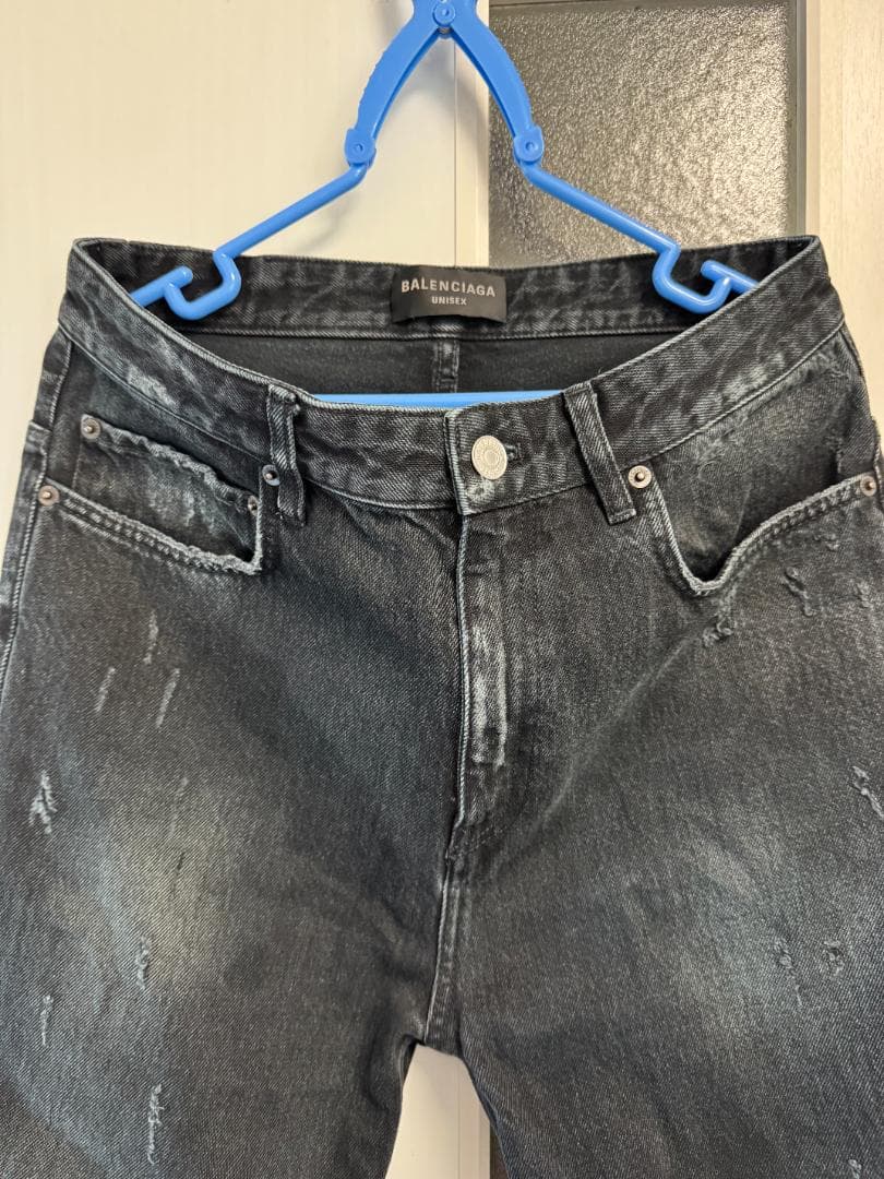 パンツ Balenciaga Destroyed Knee Baggy Jeans S