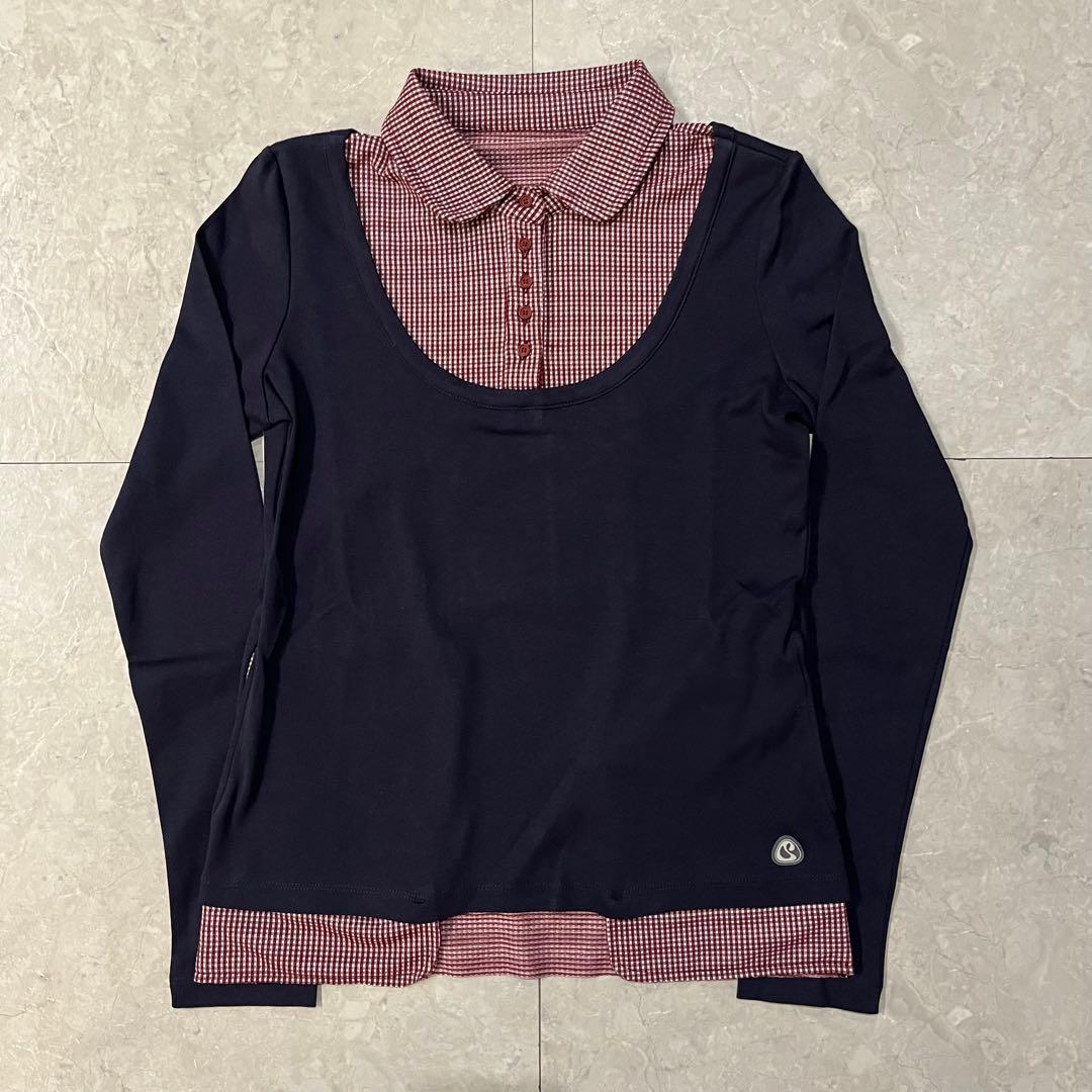 【新品未使用】COYSEIO ブラウスドッキング長袖カットソー