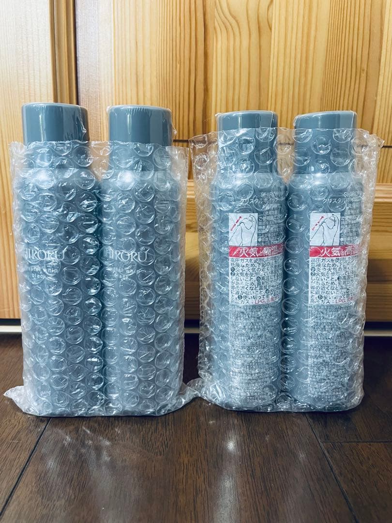 SHIRORU クリスタルホイップ ブラック 4本セット