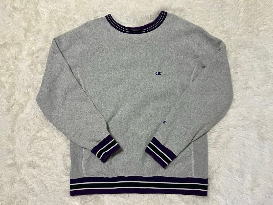 チャンピオン リバースウィーブ 単色青タグ スウェット サイズXL
