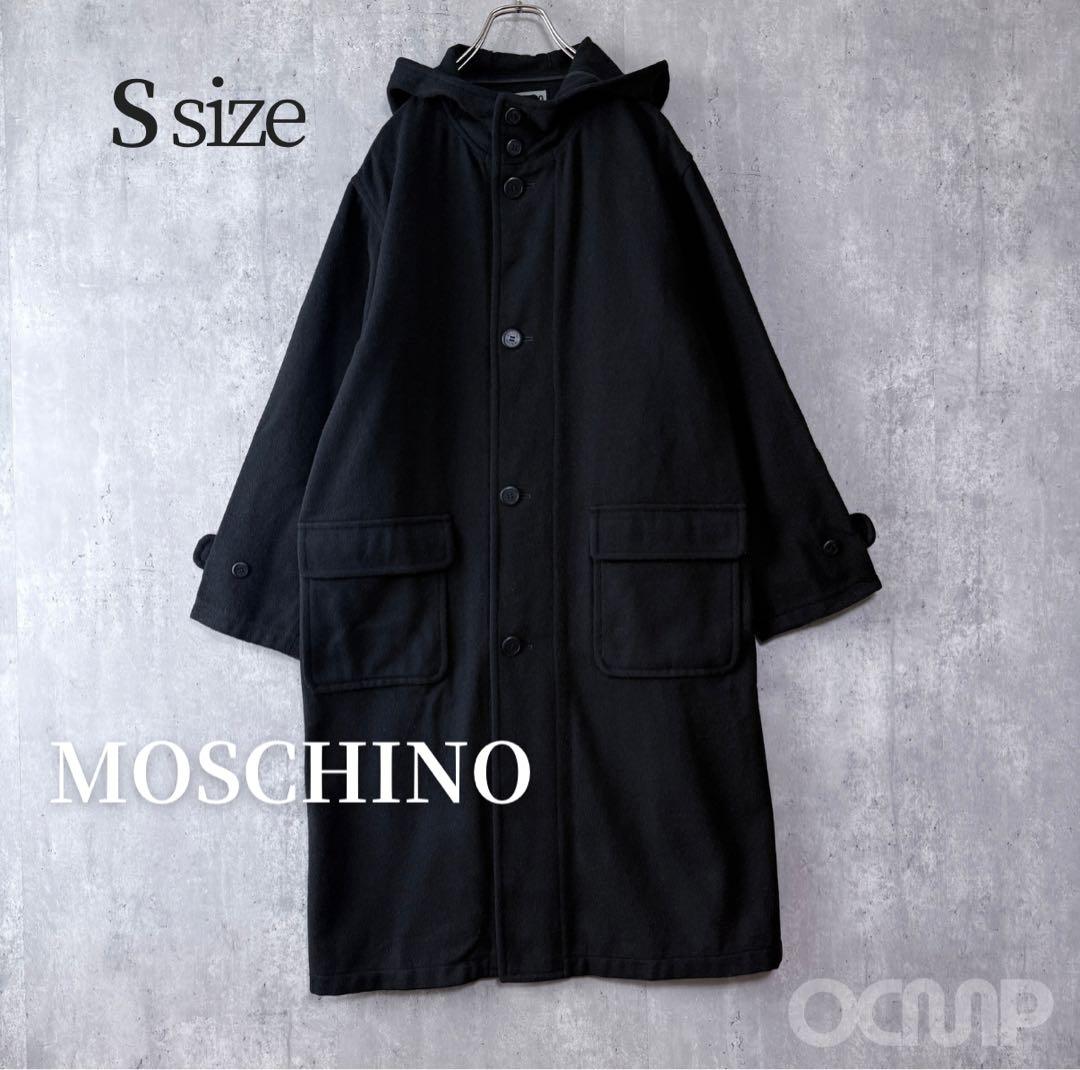 良品✨MOSCHINO モスキーノ ウール フーデットコート ヴィンテージ