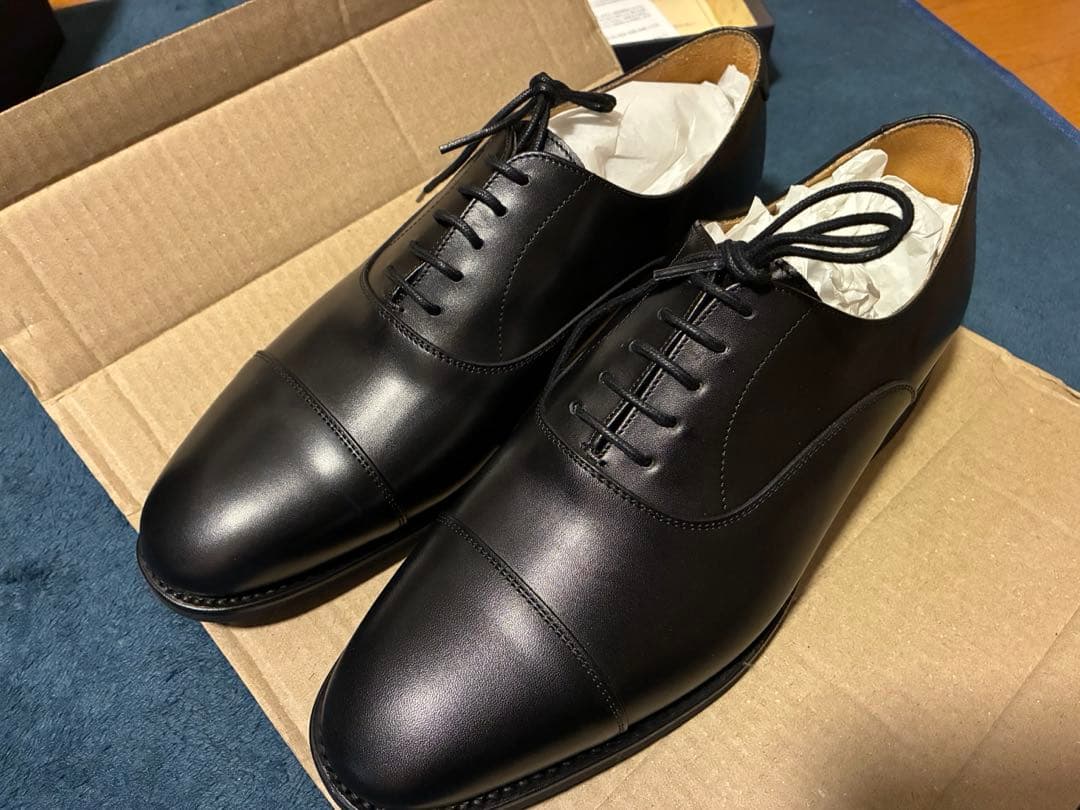 未使用 Berwick ストレートチップ UK7.5(27.0cm)