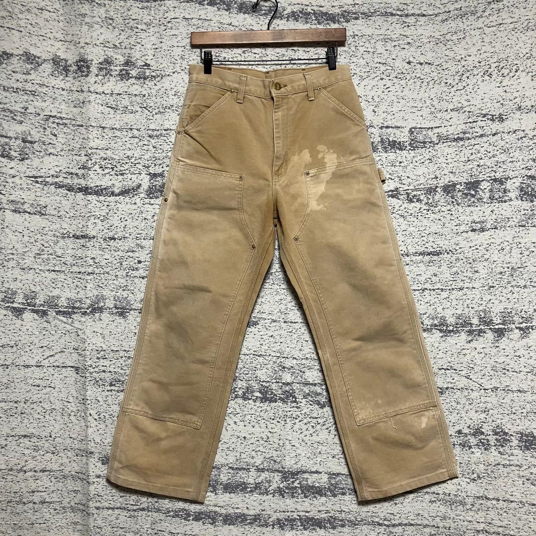 カーハート　ダブルニーペインターパンツ　30×34　USA アメリカ製　古着