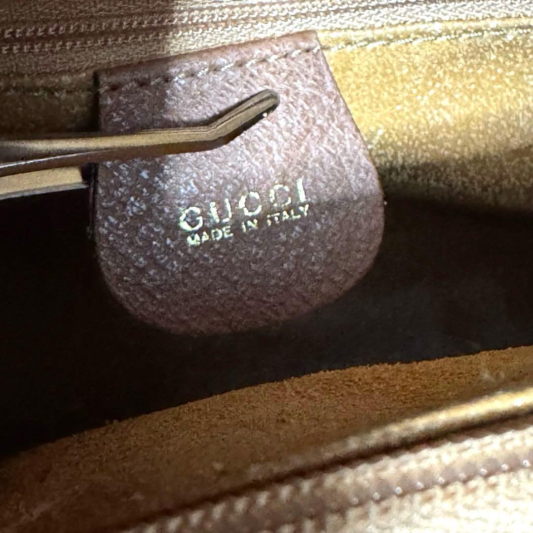 GUCCI レトロ ハンドバッグ バンブーハンドル 90s