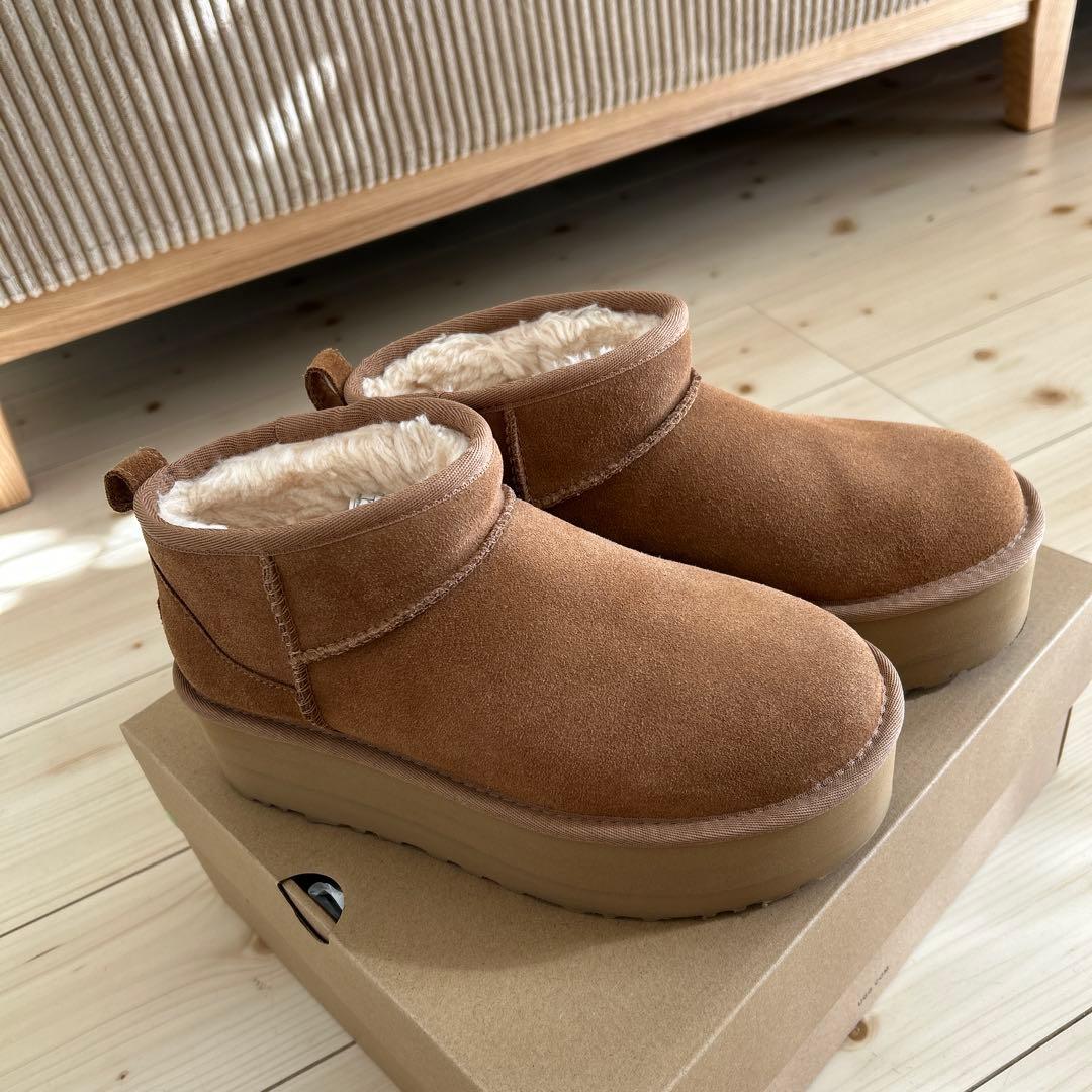 【正規品】ugg クラシックウルトラミニプラットフォーム