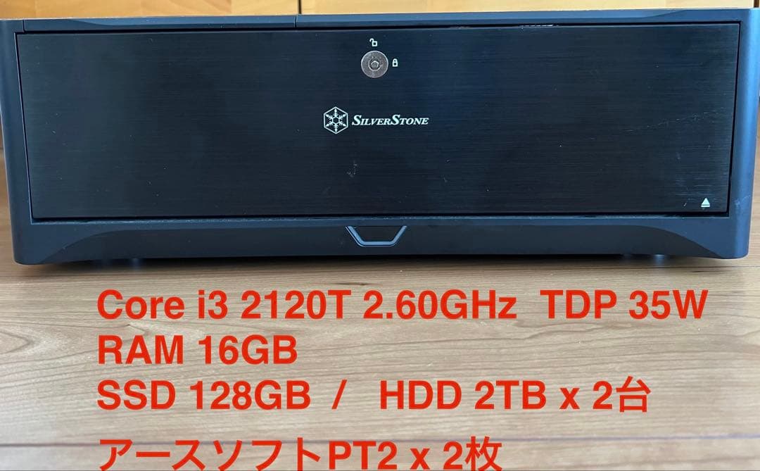 自作PC PT2 2枚 SSD128GB HDD2TB 2台 RAM16GB