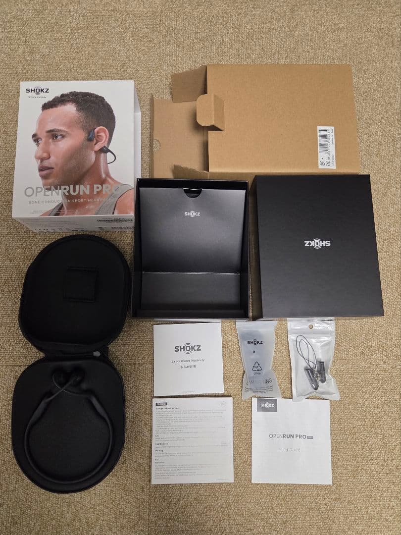 【美品】SHOKZ OpenRun Pro Black S810