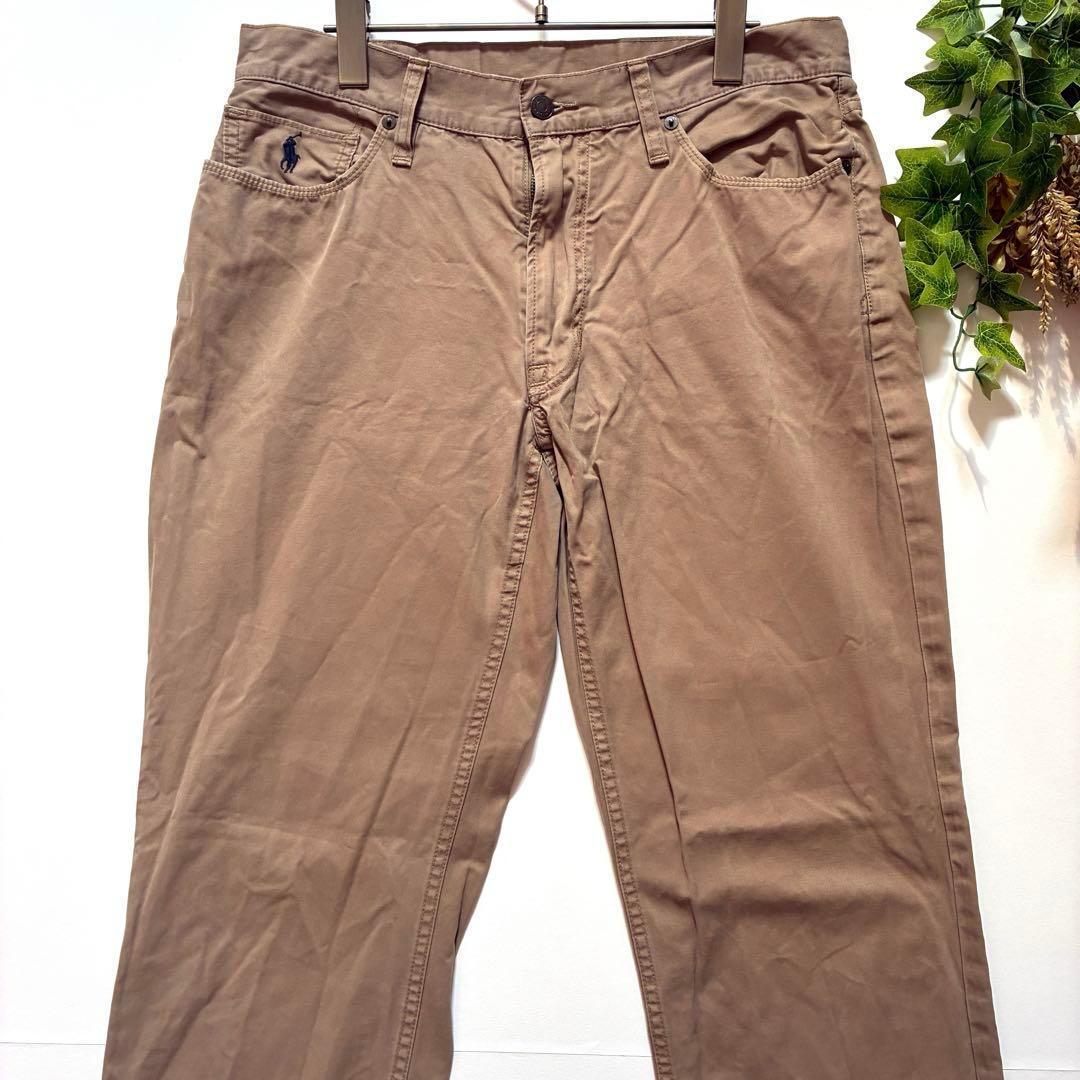 【ポロ　ラルフローレン】チノパン　ベージュ　33/32 175/86A