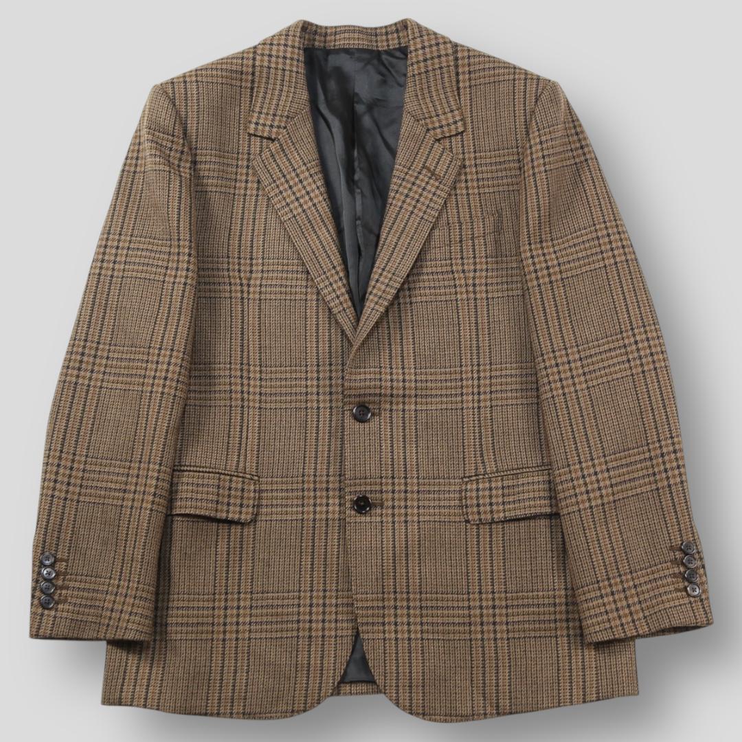 極美品 CELINE 21AW ジュード ジャケット / ウール チェック 40
