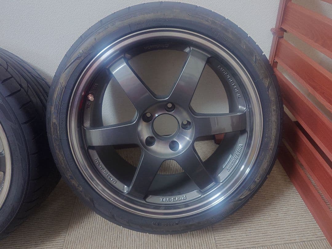 RAYS TE37 SL 18 9.5J 35 タイヤ 265 35 18