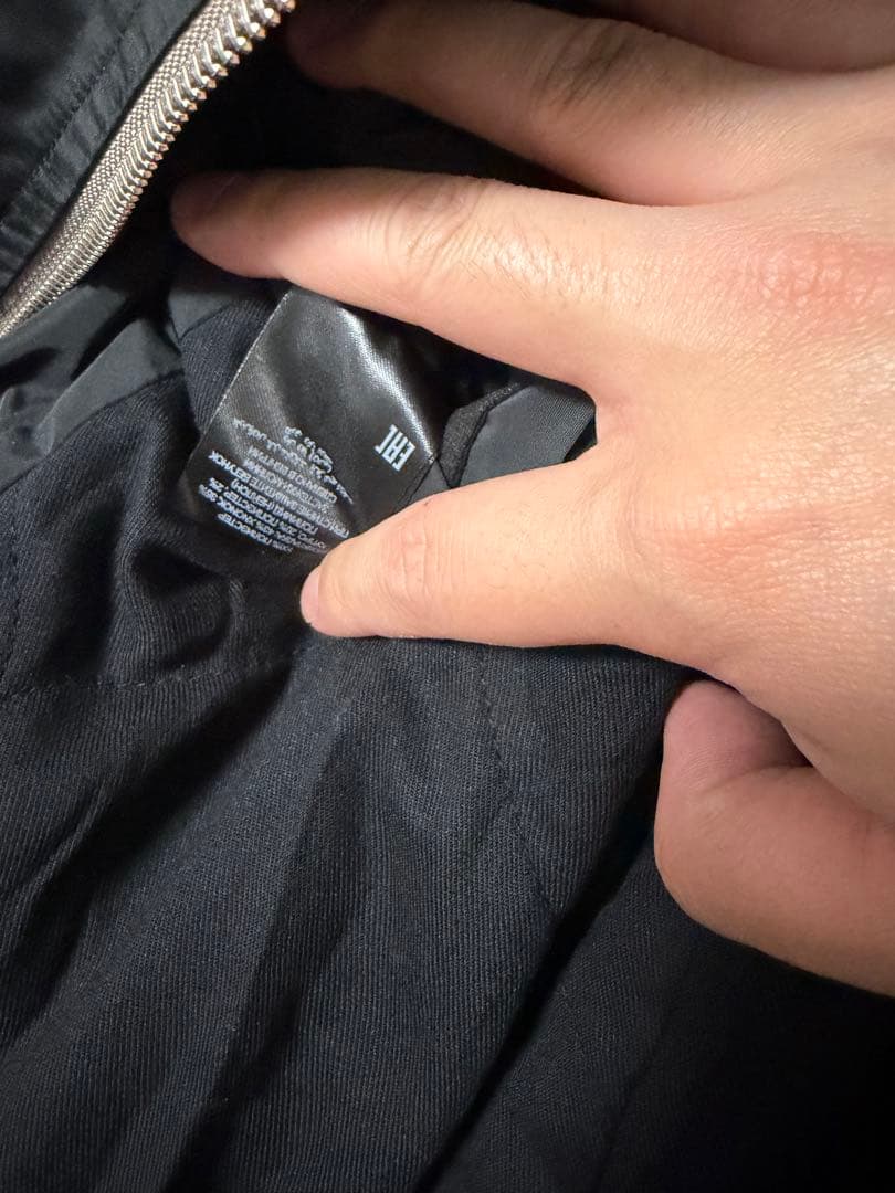 DRIES VAN NOTENナイロンジャケット ブラック