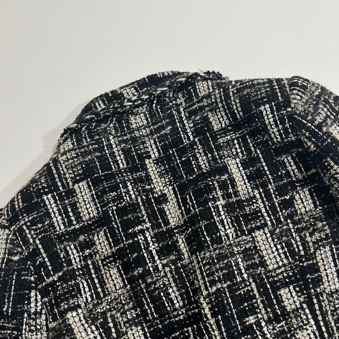 良品　Rene ルネ　ツイードジャケット　TISSUE社製生地　フォーマル　36