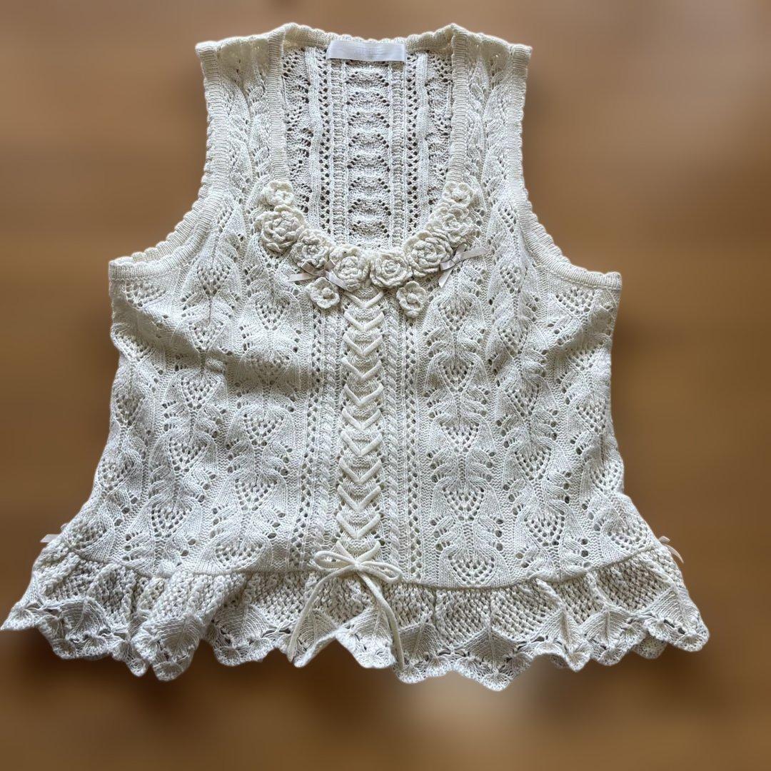 ピンクハウスニットベスト