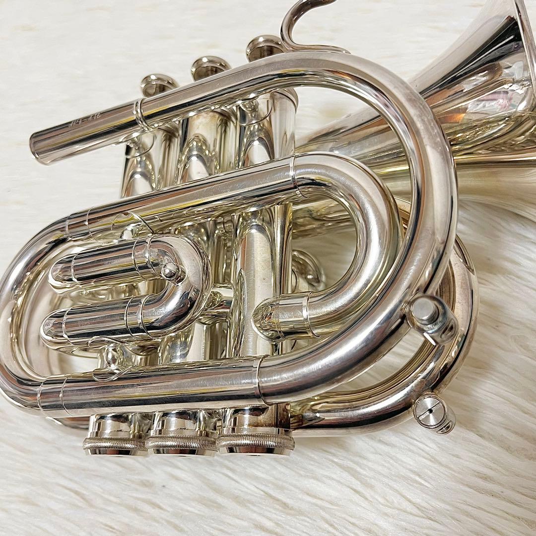 【美品】JUPITER JPT-416 ポケットトランペット ハードケース付