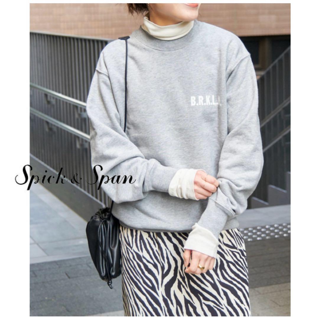 【美品】 スピックアンドスパン バックロゴスウェット 近年モデル スウェット