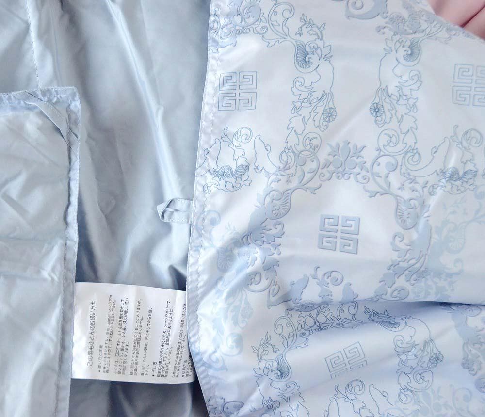 ジバンシー 羽毛肌掛け布団 2枚組 シングルピンク・ブルー 150×210cm