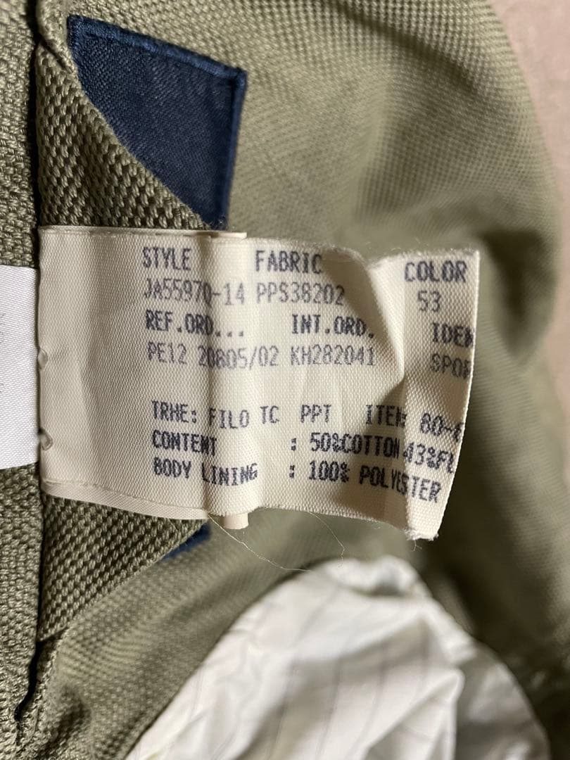 ラルディーニ サファリジャケット タリアトーレ コットンリネン 50