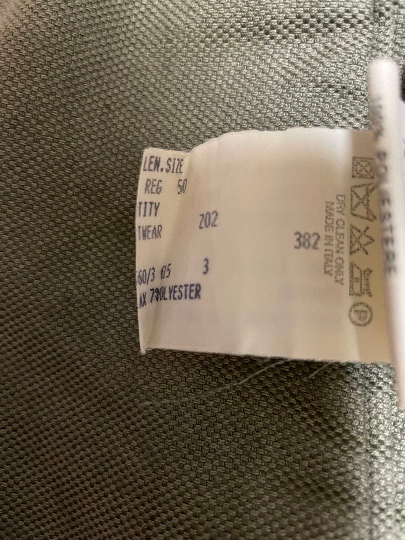 ラルディーニ サファリジャケット タリアトーレ コットンリネン 50