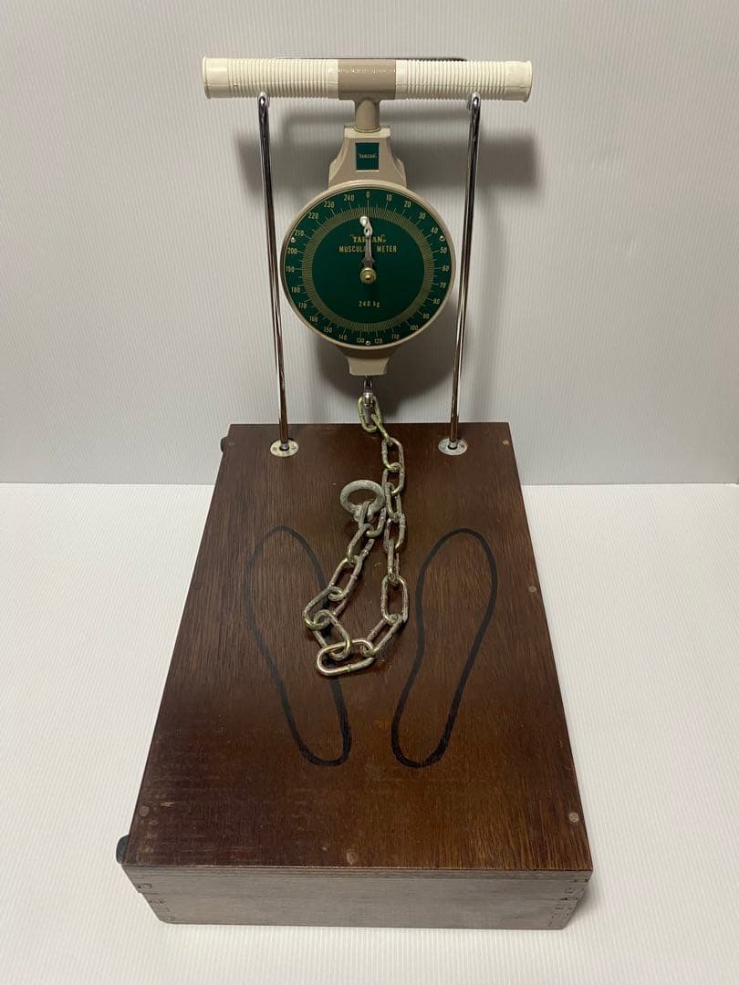 A 希少品 ツツミ 堤製作所 TARZAN ターザン 収納箱付き 背筋力計
