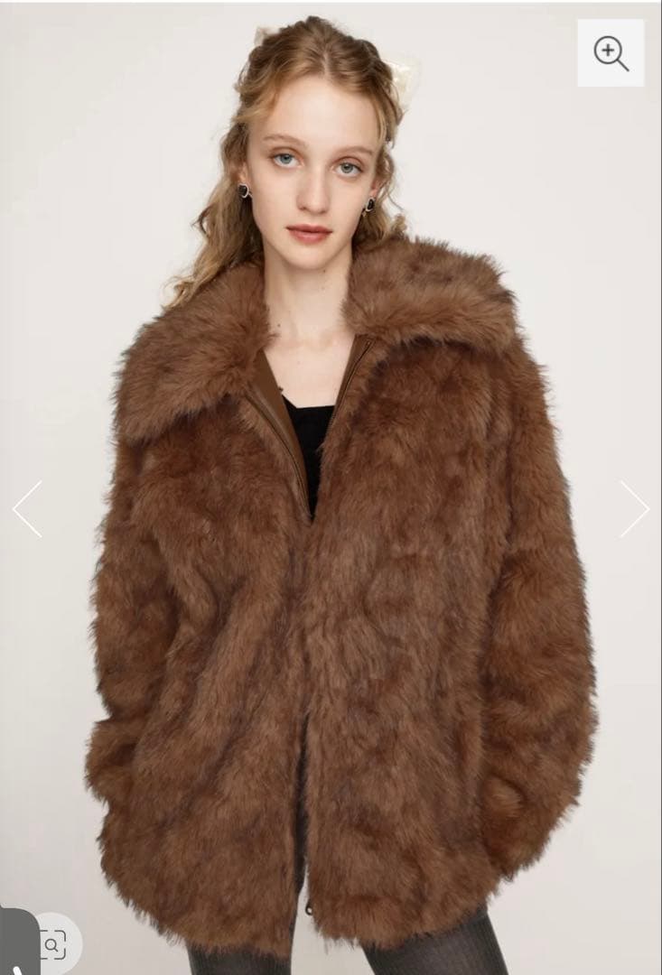 新作【岩瀬洋志さん着用アイテム】BIG COLLAR FUR コート