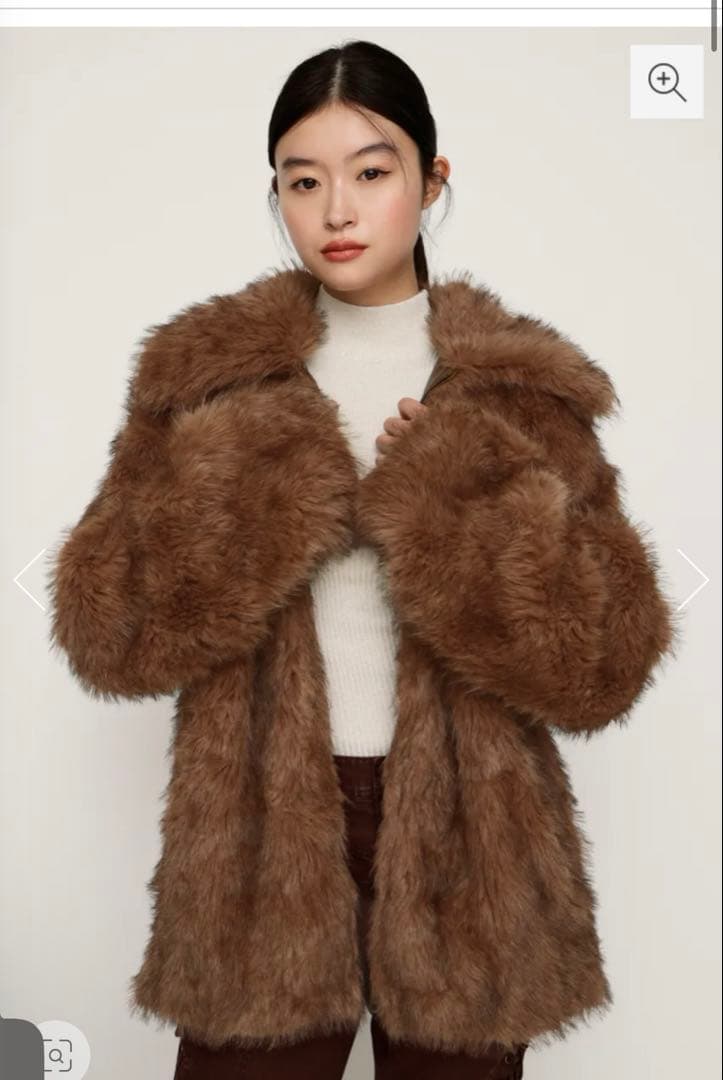 新作【岩瀬洋志さん着用アイテム】BIG COLLAR FUR コート