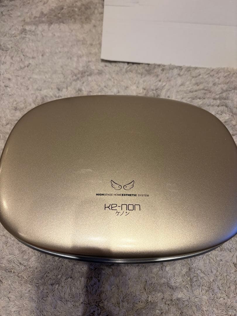 【ジャンク品？】KE-NON 脱毛器 ゴールド 7.1Ver