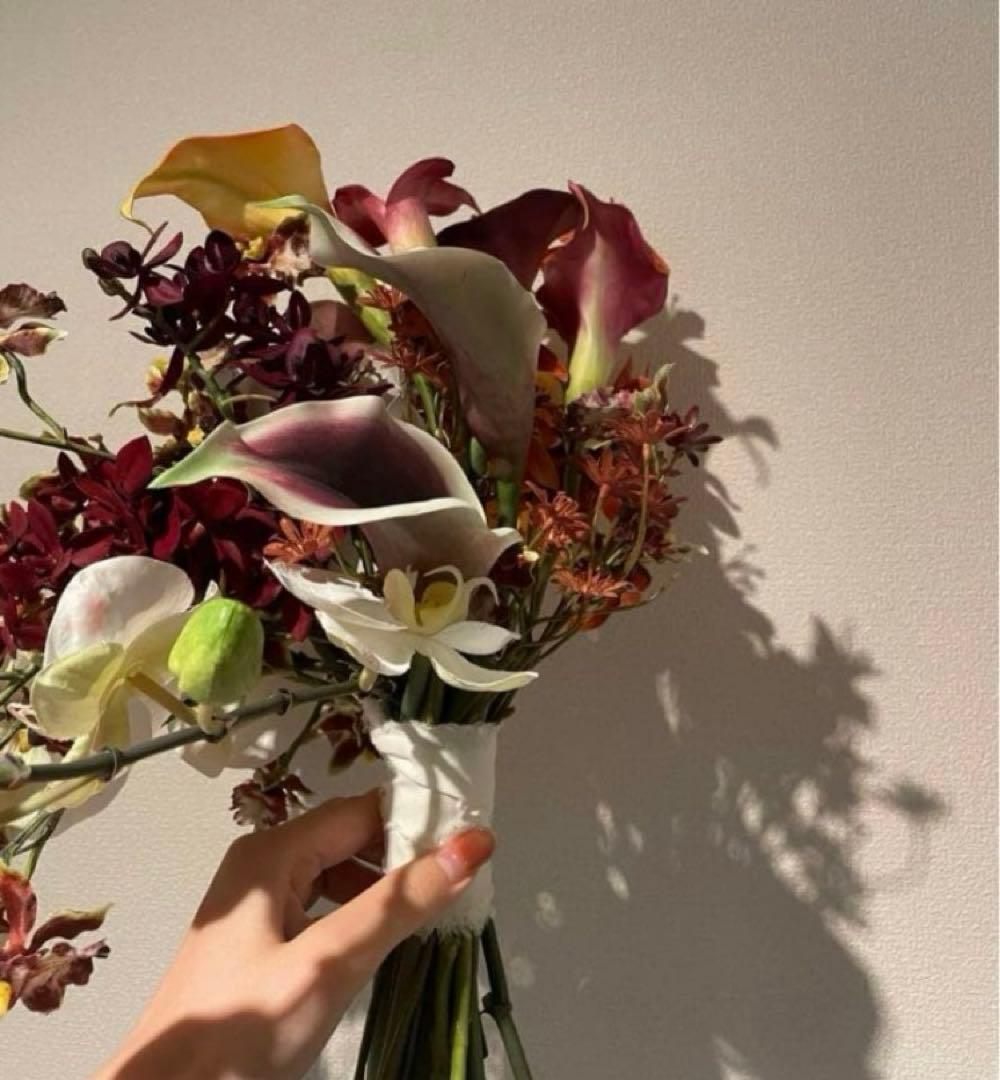 ウエディングブーケ　アーティフィシャルフラワー