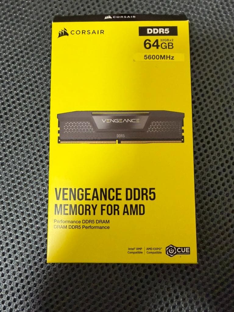 CORSAIR DDR5-5600MHz デスクトップPC用メモリ 64GB